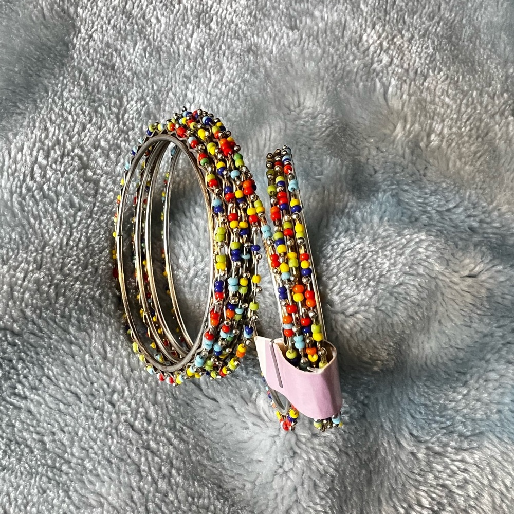 Stunning Rainbow Multicolor Bangle Collection.